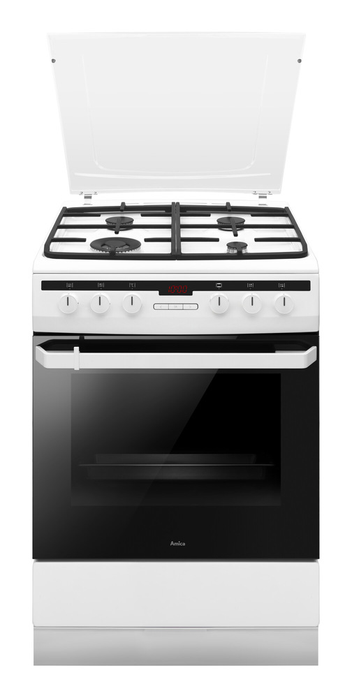 Kombinovaný sporák Amica SPA 6110 TLW biely Sporák K60 Amica SPA 6110 TLW