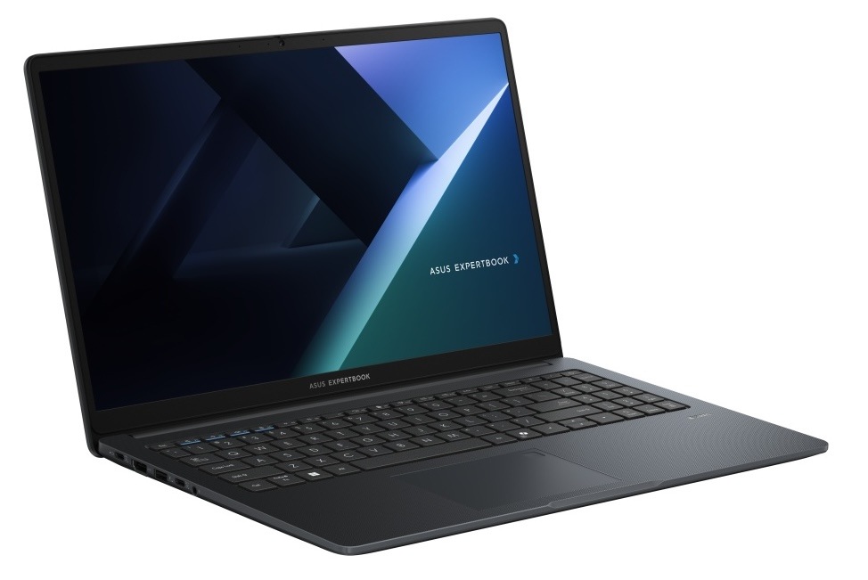 K tomu je notebook Asus ExpertBook BM1 vybavený 15,6 palcovým displejom s Full HD rozlíšením a jasom 300 nitov.