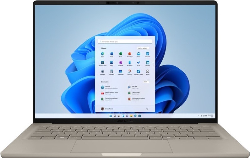 Notebook Asus Zenbook A14, béžová farba