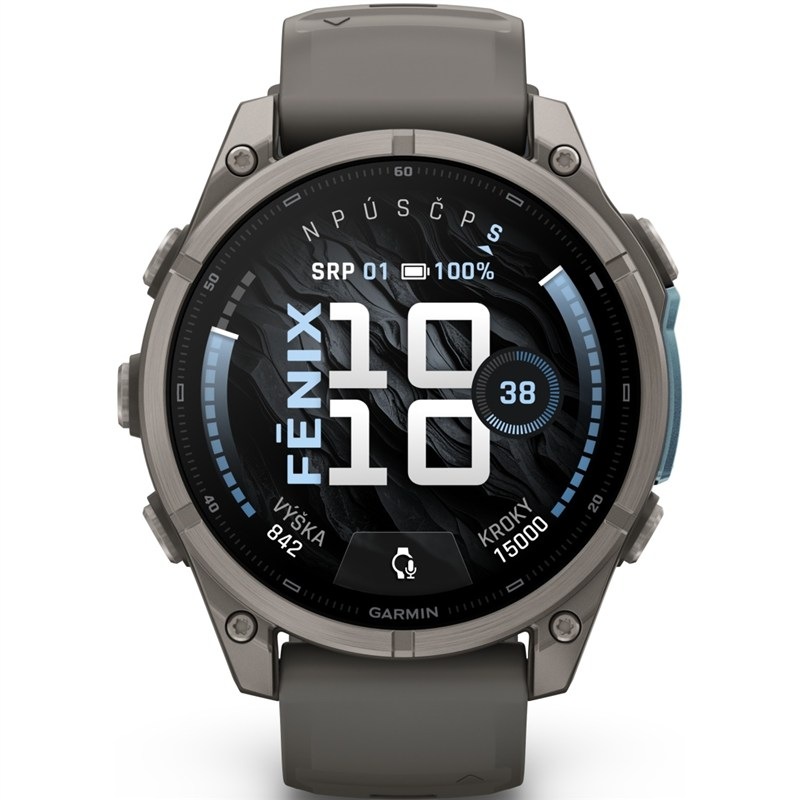 Chytré hodinky Garmin fénix 9 - 47 mm - šedé