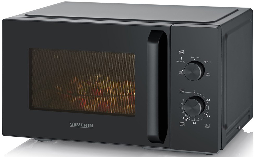 Mikrovlnná rúra Severin MW 7796 čierna Ohrev jedla v mikrovlnnej rúre Severin MW 7796″ width=
