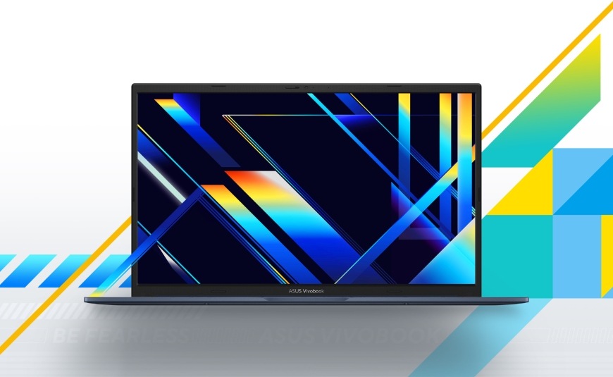 Hlboká čierna a výrazné farby na displeji notebooku Asus Vivobook 15″ width=