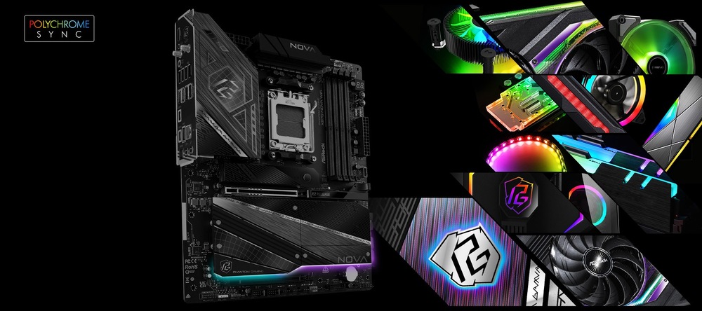 Základná doska ASRock X870 NOVA WIFI čierna Základná doska ASRock X870 NOVA WIFI poskytuje prehľad o teplote systému