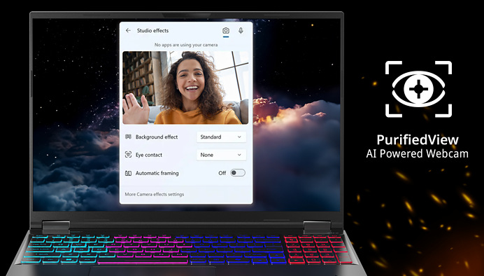 U Acer Nitro 16S AI oceníte aj pokročilé nástroje Acer Purified