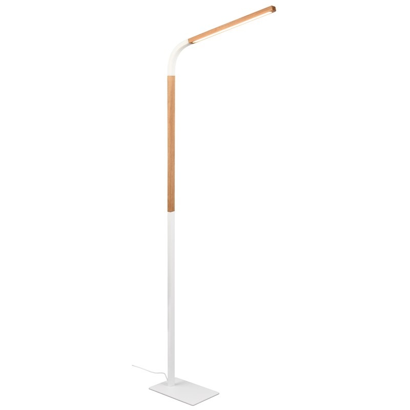 Stojacia lampa TRIO Norris biela