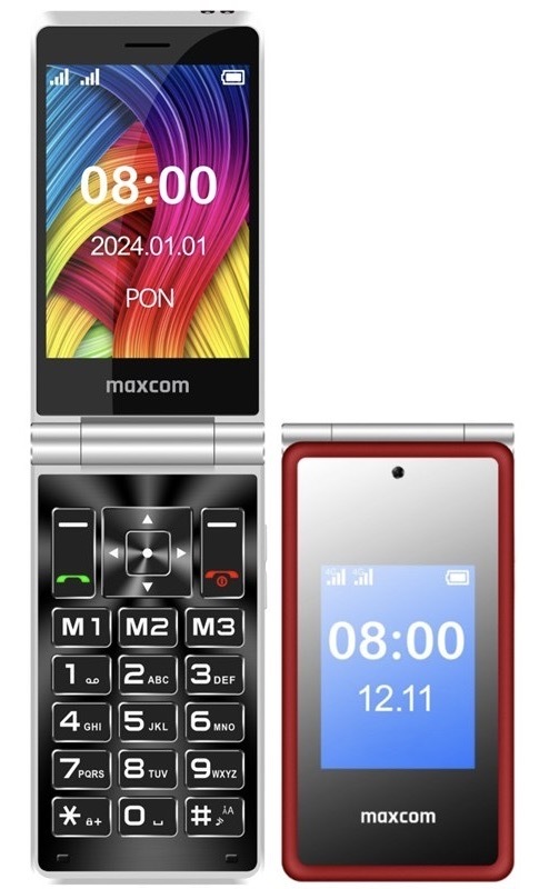 Mobilný telefón MaxCom Comfort MM835 červený