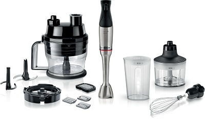 Ponorný mixér Bosch Serie 6 ErgoMaster MSM6M8X1 Tyčový mixér Bosch MSM6M8X1 s příslušenstvím