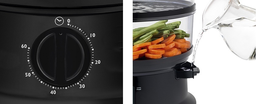 Hrniec parný Tefal CONVENIENT PLASTIC VC140131 čierny Hrniec parný Tefal CONVENIENT PLASTIC VC140131 čierny