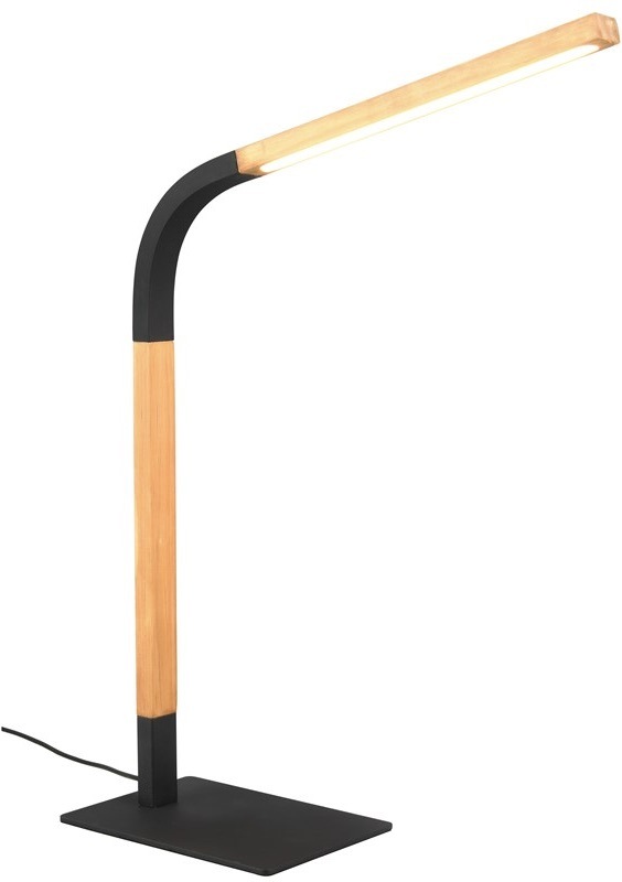 Stolná lampa TRIO Norris čierna