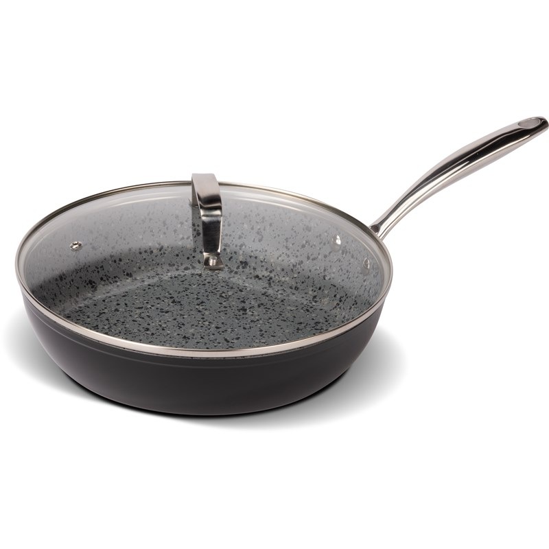 Panvica Lamart LT1262 GRANIT, 28 cm čierna/sivá