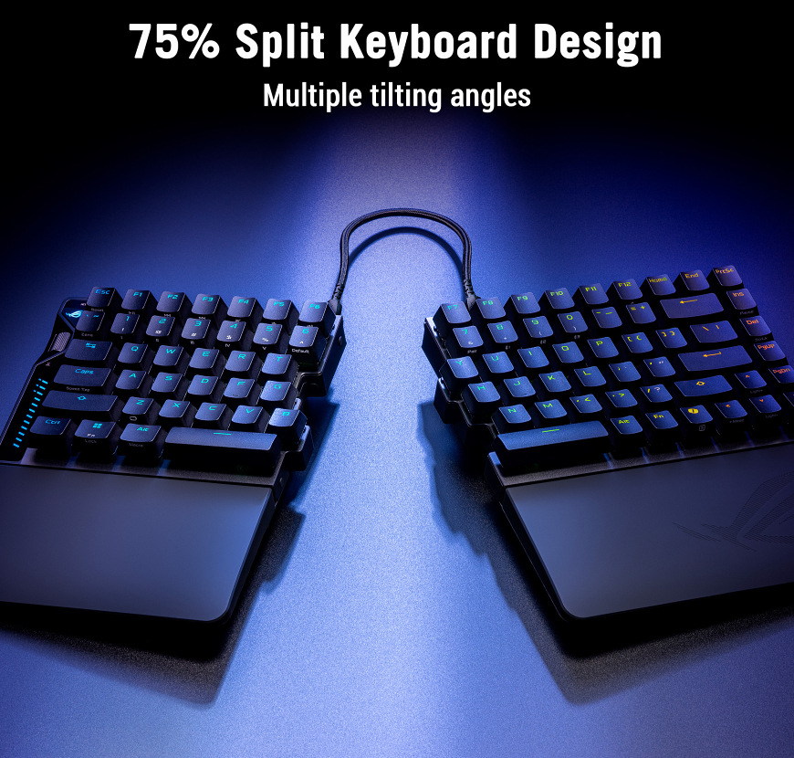 Klávesnica Asus ROG ROG Falcata čierna Klávesnica Asus ROG ROG Falcata čierna