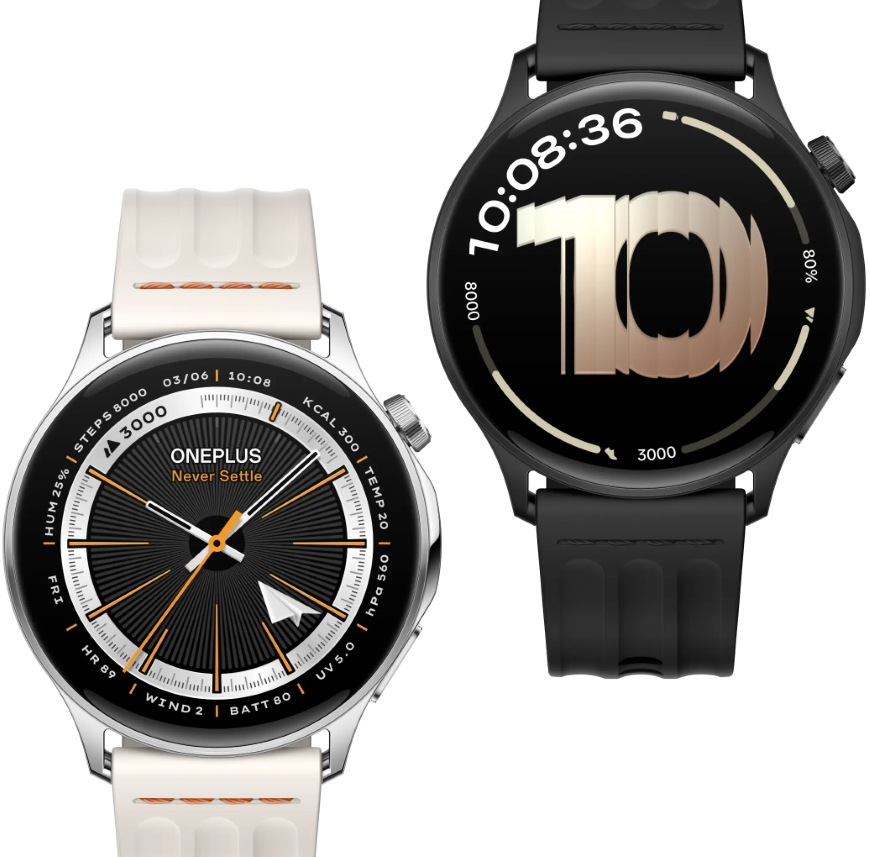 Inteligentné hodinky OnePlus Watch Lite strieborné Chytré hodinky OnePlus Watch Lite v dvoch dizajnových prevedeniach: Silver Steel a Black Steel