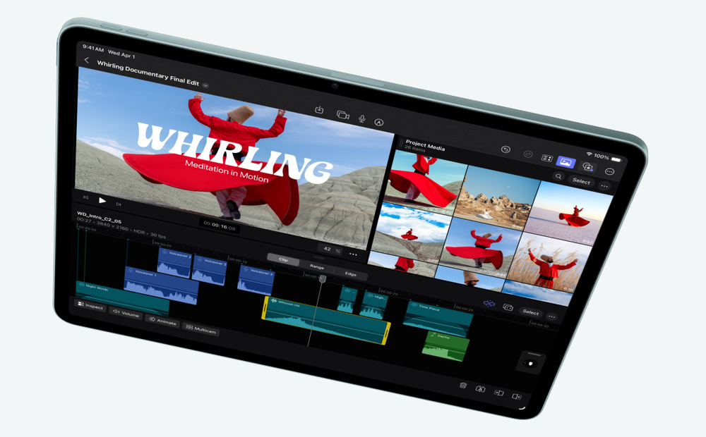 Tablet Apple iPad Air 11" M4 Wi-Fi 128 GB - fialový Apple iPad Air poháňa supervýkonný čip Apple M4