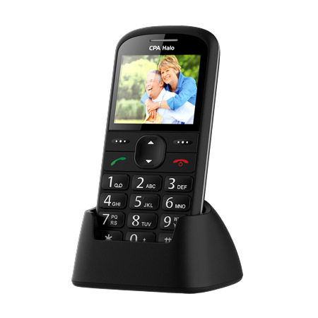 Mobilný telefón CPA Halo 21 Senior čierny
