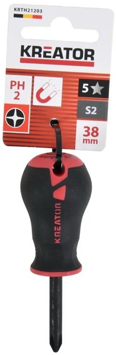 Skrutkovač Kreator KRTH21203 PH2×25 s dĺžkou stopky 38 mm