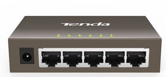 Switch Tenda TEF1005D sivý