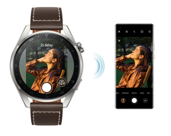 Inteligentné hodinky Huawei Watch 3 Pro - Brown Leather