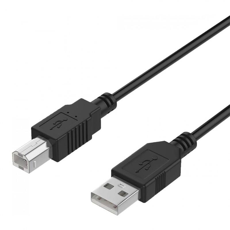 Kábel WG USB/USB-B, 3m čierny