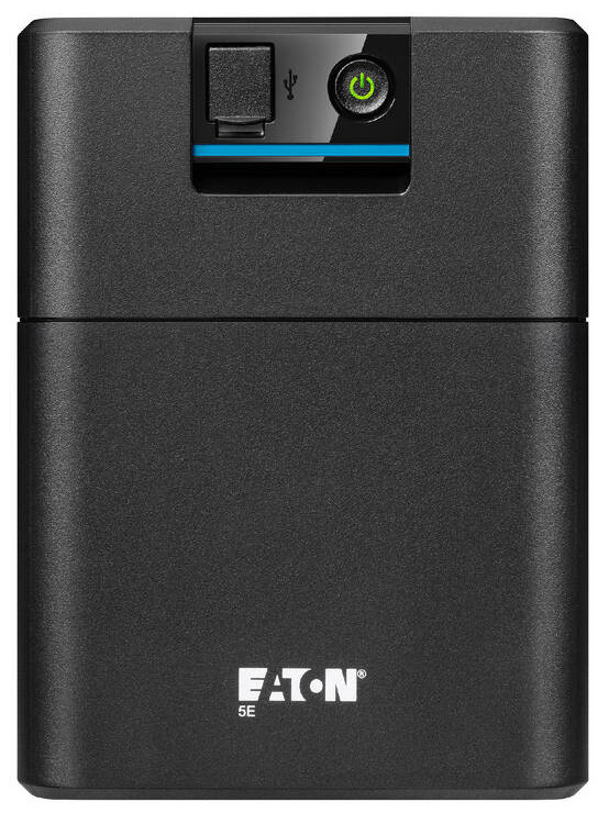 Záložný zdroj Eaton UPS 5E 1600 USB IEC G2, Line-interactive, Tower, 1600VA/900W, výstup 6x IEC C13, USB čierny
