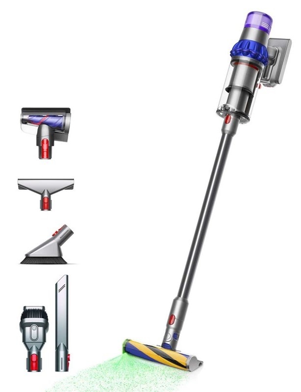 Tyčový vysávač Dyson V15 Detect Fluffy strieborný