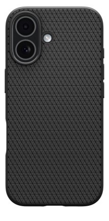 Kryt na mobil Spigen Liquid Air na Apple iPhone 17 v čiernej farbe