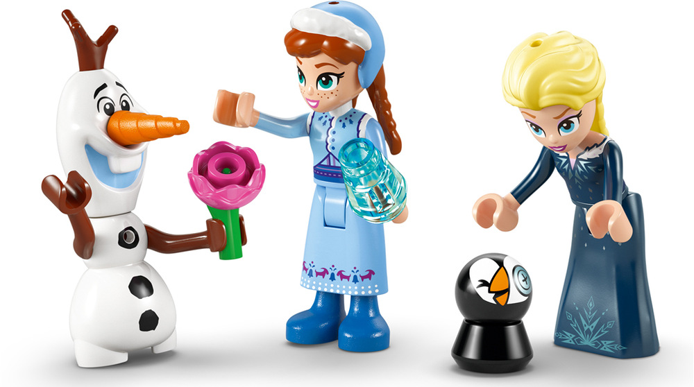 Stavebnica LEGO® │ Disney Ľadové kráľovstvo 43265 Hrad Arendelle z filmu Ľadové kráľovstvo Anna, Elsa a Olaf inšpirujú deti k filmovým scénam aj novým kráľovským dobrodružstvám.