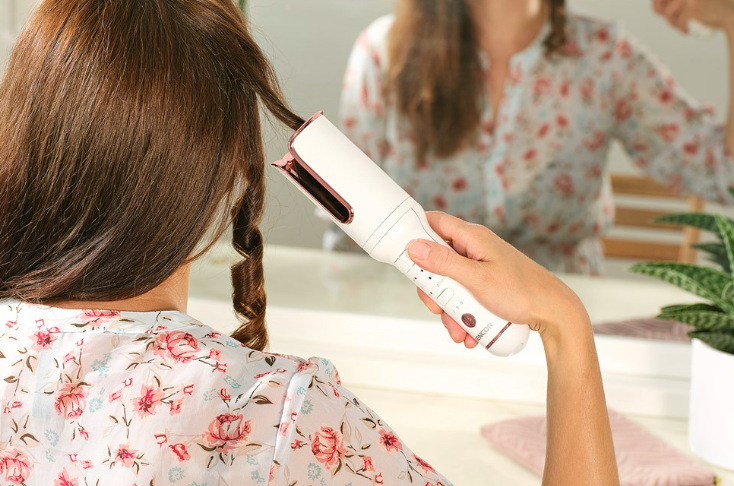 Kulma lokňovač Sencor SHS 0930RS biela Kulma loknovacia Sencor SHS 0930RS