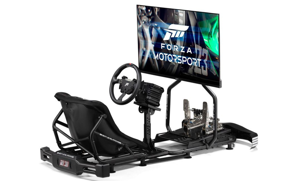 Pretekársky kokpit Next Level Racing Go Kart PRO čierny