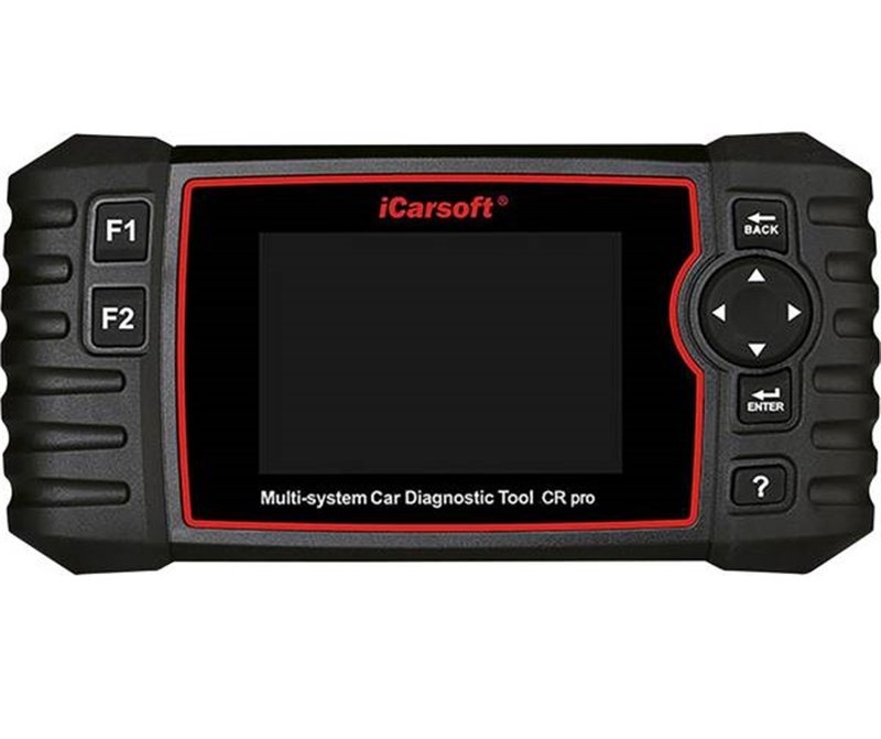 Diagnostika iCarsoft CR Pro, čierna farba.