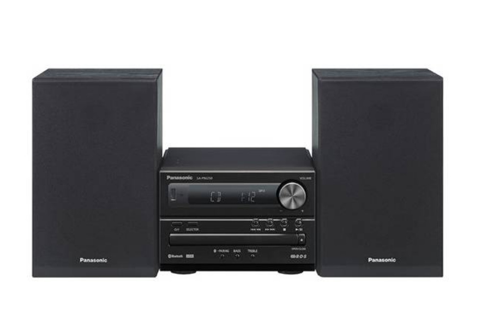 Mikro HiFi systém Panasonic SC-PM250EG-K čierny