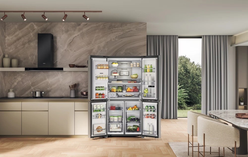 Americká chladnička Whirlpool WQ9I MO2L EF nerez Chladnička americká Whirlpool WQ9I MO2L EF, NoFrost, nerez