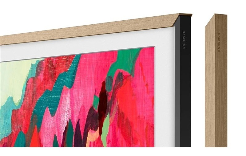 Výmenný rámček Samsung pre Frame TV s uhlopriečkou 85" (2025), rovný tíková farba
