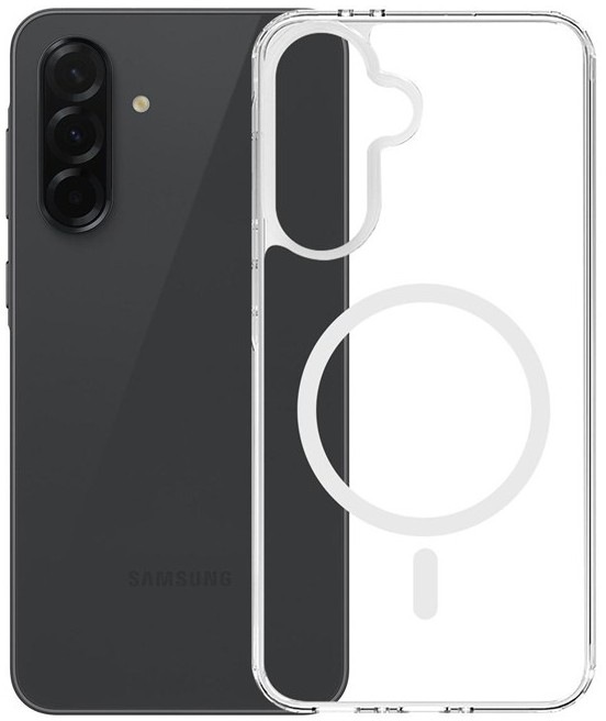 Kryt na mobil 3mk na Samsung Galaxy A37 - Hardy LiqForce MagCase v priehľadnom dizajne