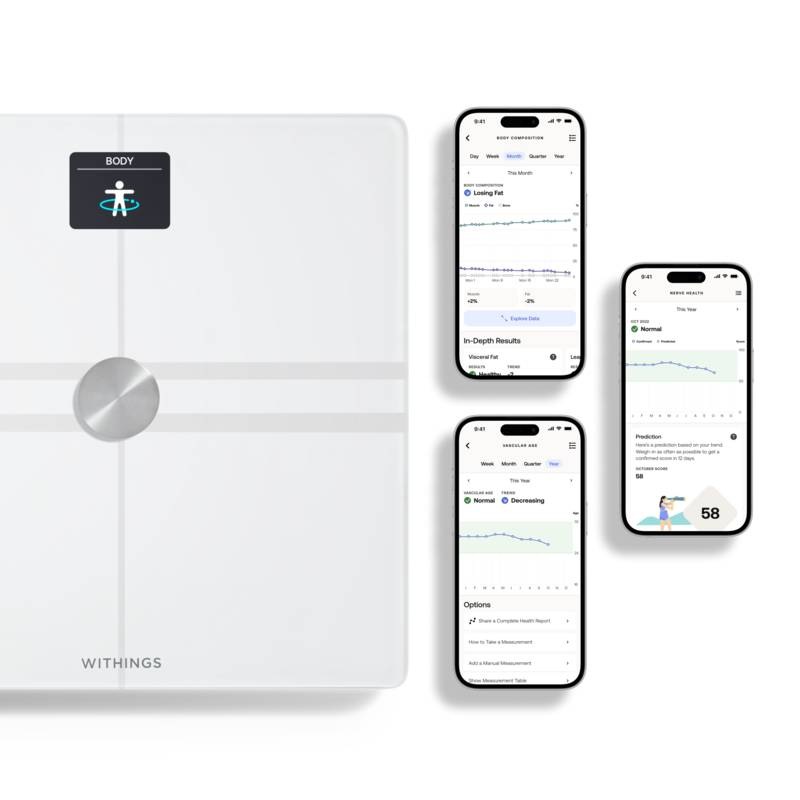 Osobná váha Withings Body Comp WBS12-White-All-Inter Osobná váha Withings Body Comp WBS12-White-All-Inter