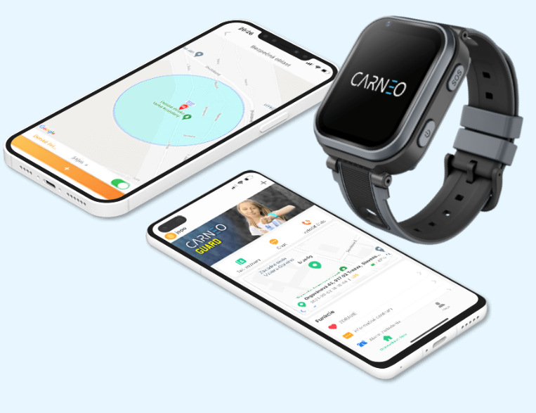 Inteligentné hodinky Carneo GuardKid+ 4G Ultra modré