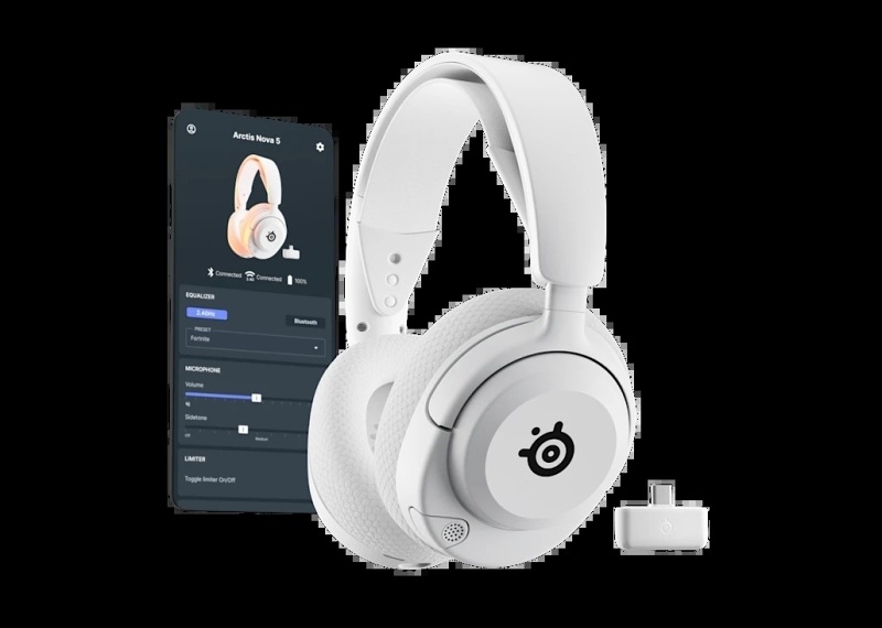 Headset SteelSeries Arctis Nova 5 Wireless biely Headset SteelSeries Arctis Nova 5 Wireless biely