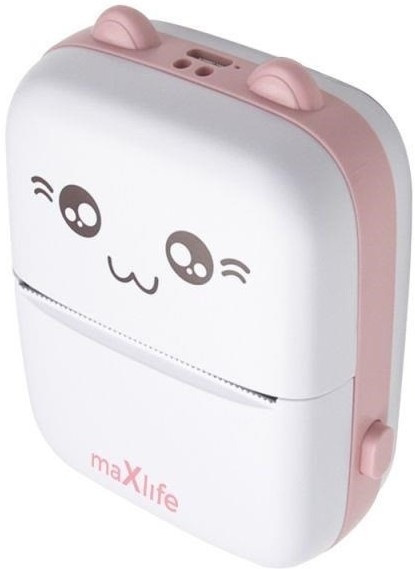 Detská termotlačiareň Maxlife MXTP-100 ružová
