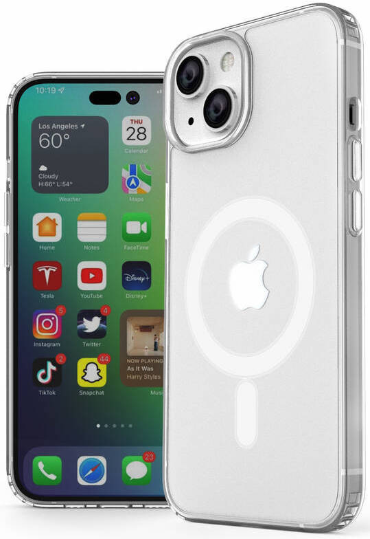 Kryt na mobil TGM Ice Snap na Apple iPhone 14 priehľadný
