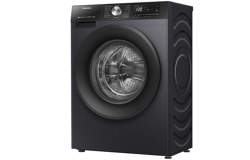 Hisense práčka so sušičkou WD3S8043BB3, čierna