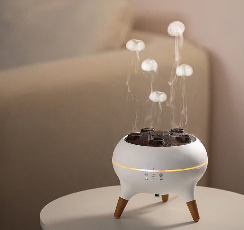 Aróma difuzér IMMAX JELLYFISH čierny/biely Aromadifuzér IMMAX JELLYFISH s efektom vznášajúcich sa medúz