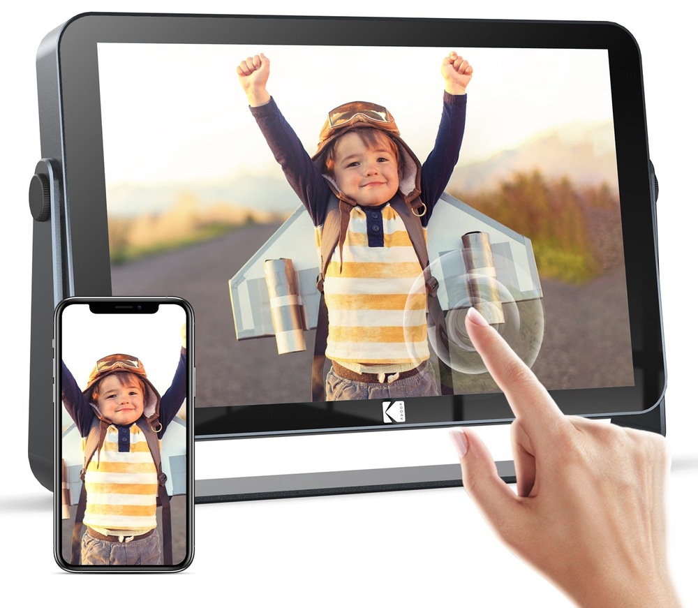 Fotorámik digitálny Kodak RWF-109V podporuje množstvo hudobných a video formátov