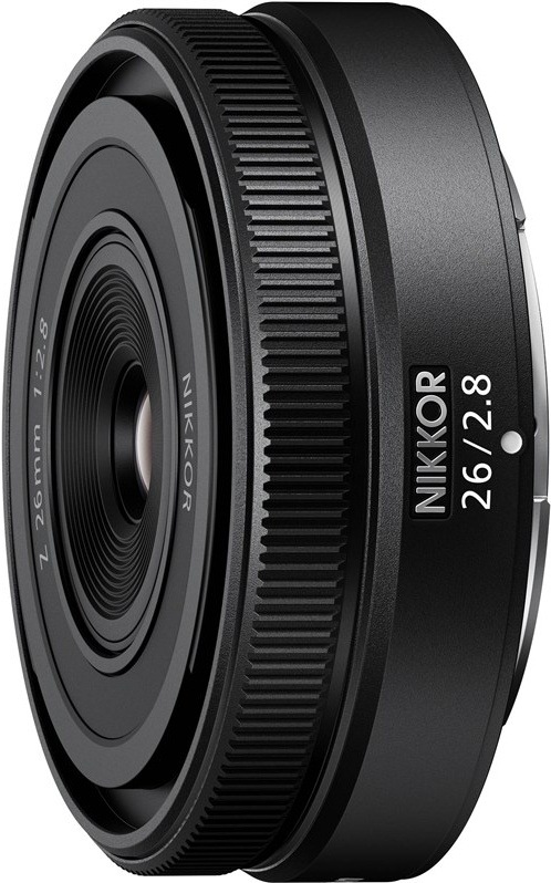 Širokouhlý pevný objektív Nikon NIKKOR Z 26 mm f/2.8