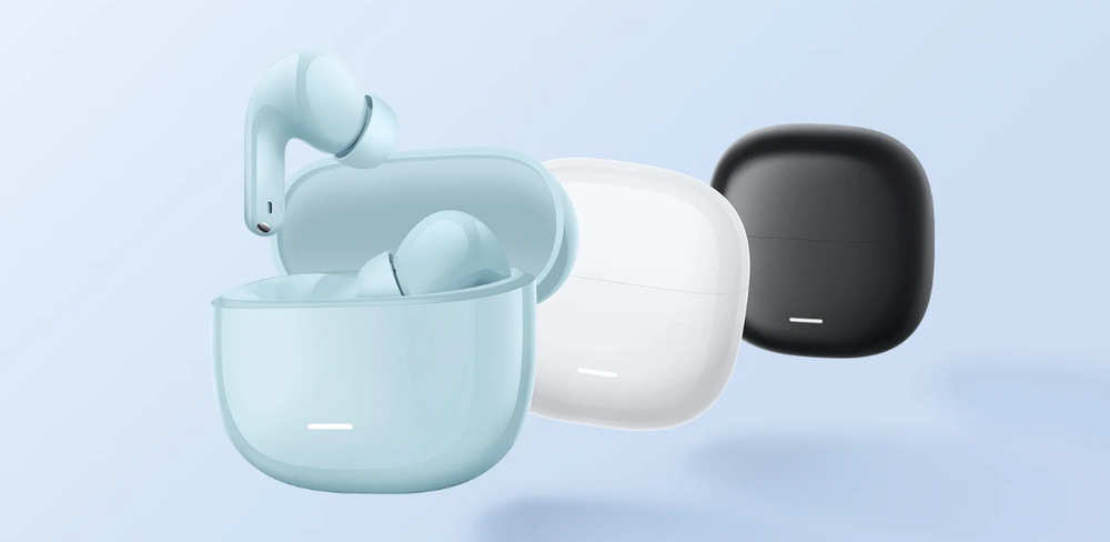 Slúchadlá Xiaomi Redmi Buds 8 Lite čierna Slúchadlá s puzdrami Xiaomi Redmi Buds 8 Lite v troch farbách