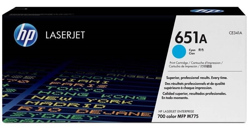Toner HP 651A, 16 000 strán azúrová farba