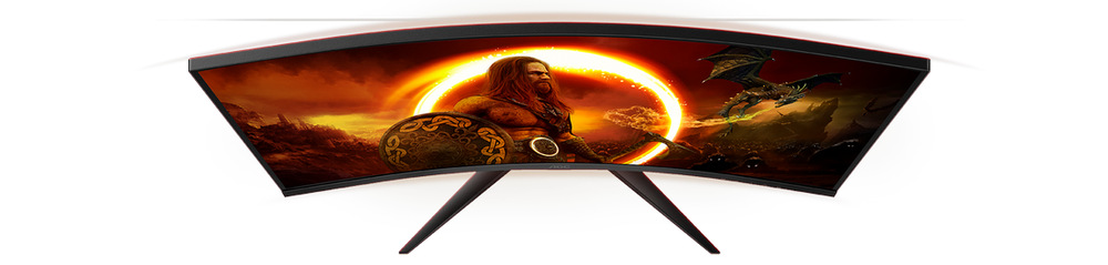 Herný monitor AOC C32G2ZE/BK