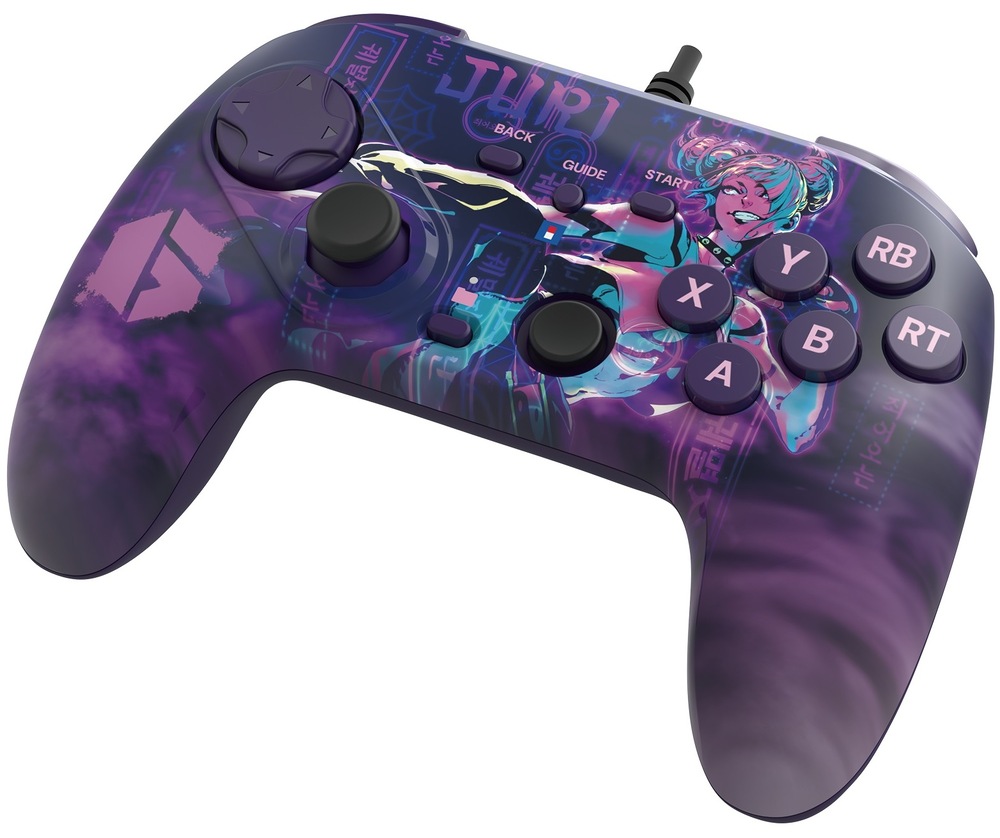 Gamepad HORI Fighting Commander OCTA SF 6 Juri Edition pre PC fialový