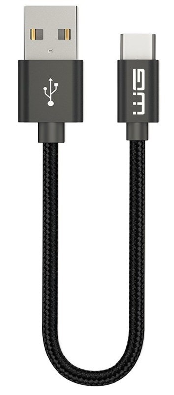 Kábel WG USB/USB-C, 20cm čierny