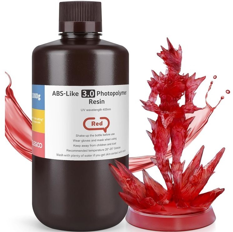 UV resin Elegoo ABS-likeV3 1kg červená UV resin Elegoo ABS-likeV3 1kg červená