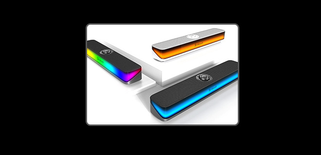 Soundbar A4Tech Bloody S10 biele