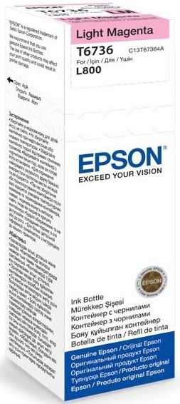 Atramentová náplň Epson T6736, 70 ml - svetlo purpurová